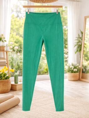 Lululemon Athletica Wunder Under High-Rise Crop 23” Size 20 Teal Green EUC